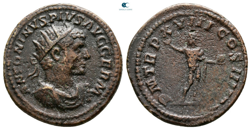 Caracalla AD 198-217. Rome
Billon Antoninianus

22 mm, 4,01 g



Nearly V...