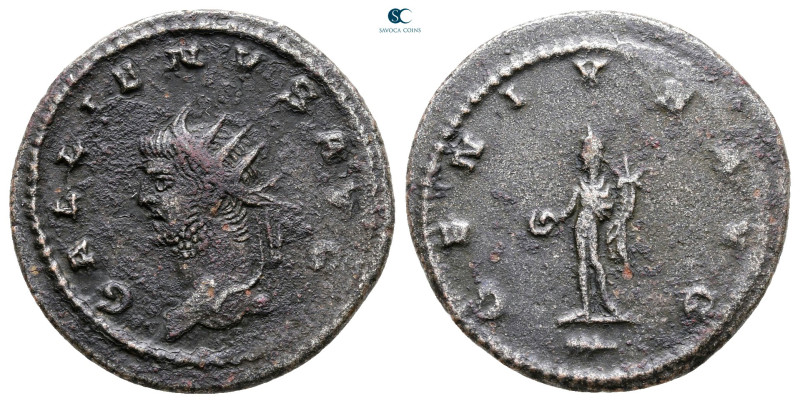 Gallienus AD 253-268. Antioch
Billon Antoninianus

22 mm, 4,31 g



Very ...