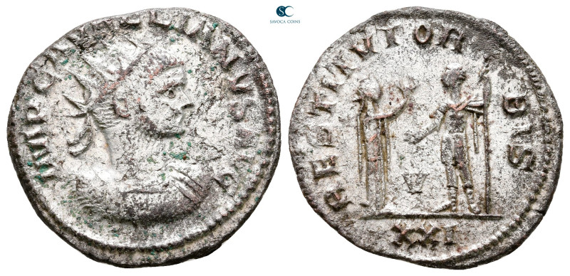 Aurelian AD 270-275. Antioch
Antoninianus Æ silvered

22 mm, 3,98 g



Ve...