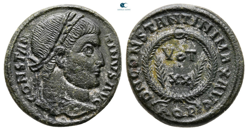 Constantine I the Great AD 306-337. Aquileia
Follis Æ

19 mm, 3,34 g



V...