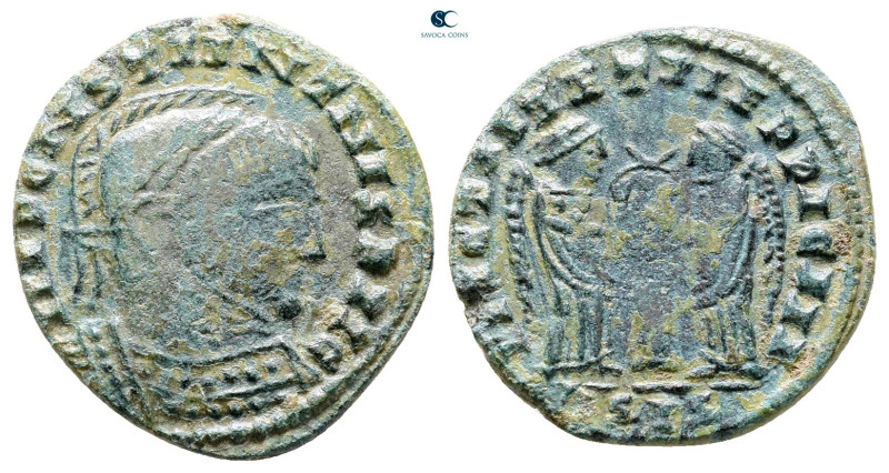 Constantine I the Great AD 306-337. Contemporary barbaric imitation
Follis Æ
...