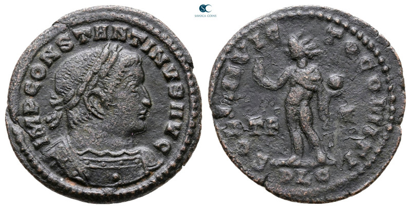 Constantine I the Great AD 306-337. Lugdunum
Follis Æ

21 mm, 2,75 g



V...