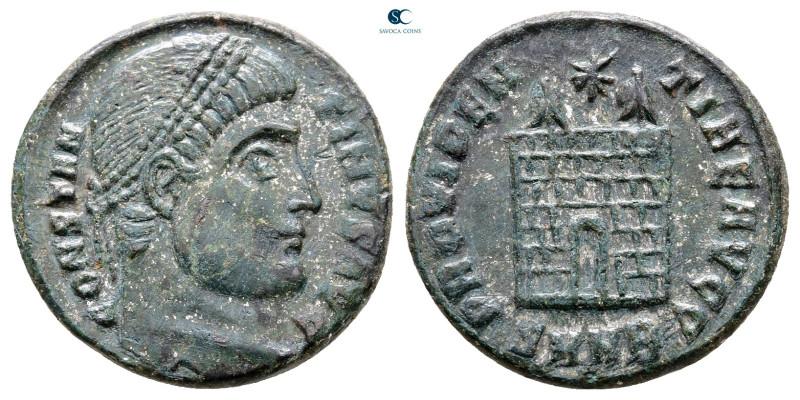 Constantine I the Great AD 306-337. Nicomedia
Follis Æ

19 mm, 2,77 g



...