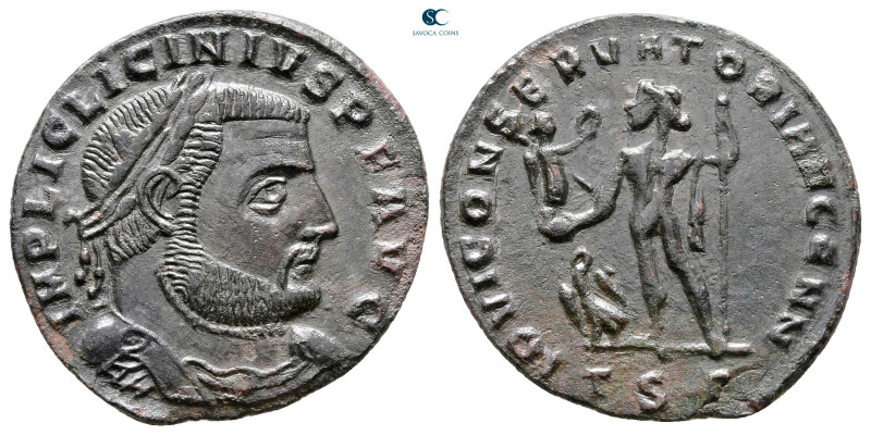 Licinius I AD 308-324. Thessaloniki
Follis Æ

24 mm, 3,33 g



Very Fine