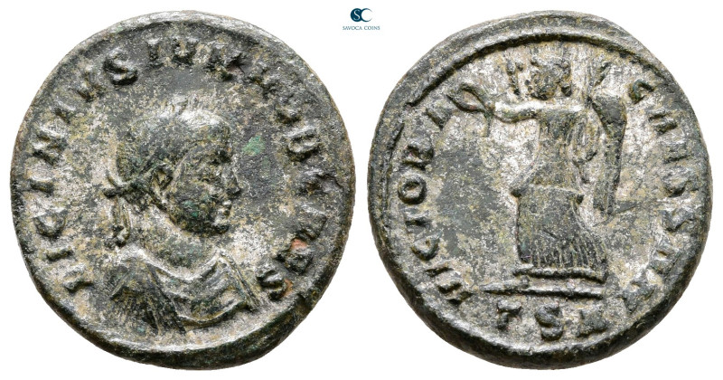 Licinius II, as Caesar AD 317-324. Thessaloniki
Follis Æ

20 mm, 3,15 g


...