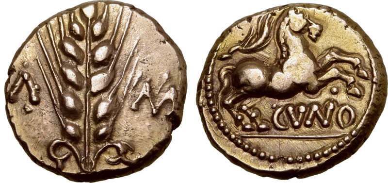 Britannia, the Trinovantes & Catuvellauni AV Stater. Cunobelin, circa AD 20-43. ...