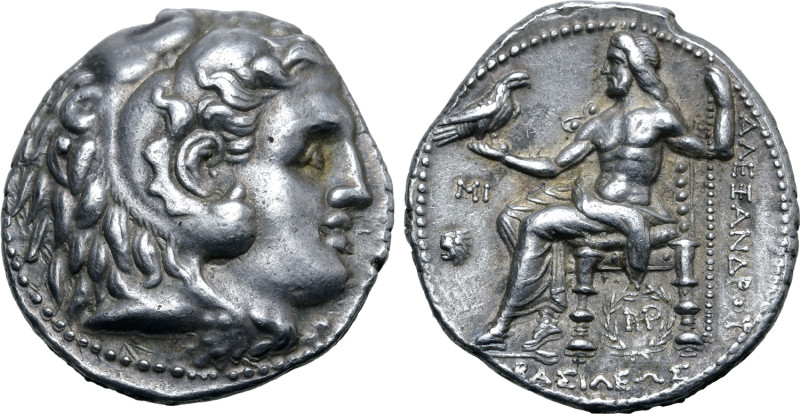 Seleukid Empire, Seleukos I Nikator AR Tetradrachm. In the name and types of Ale...