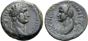 Domitian, with Domitia, Æ 21mm of Anazarbus, Cilicia.