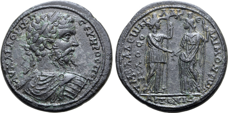 Septimius Severus Æ 31mm of Amblada, Pisidia. AD 193-211. ΑV ΚΑΙ ΛΟV ϹЄΠ ϹЄVΗΡΟϹ...