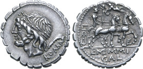 L. Memmius Galeria, Craw 313/1b AR denarius (See CB for prov.)