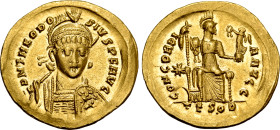 Theodosius II AV Solidus.