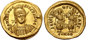 Theodosius II AV Solidus.