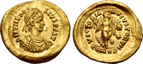 Theodosius II AV Tremissis.