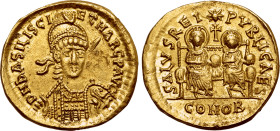 Basiliscus and Marcus AV Solidus.