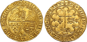 Anglo-Gallic, Henry VI of England and France AV Salut d’or.