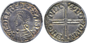 Anglo-Saxon, Kings of All England. Aethelred II AR Penny.