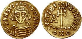 Lombard Kingdom, Beneventum. Arichis II AV Tremissis.