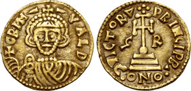 Lombard Kingdom, Beneventum. Grimoald III AV Solidus.