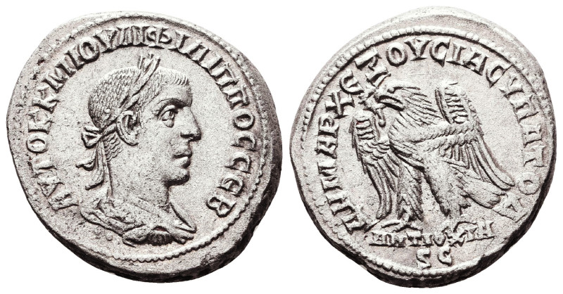 Seleucis and Pieria. Antioch . Philip II. AD 247-249. Tetradrachm.
Reference:
...