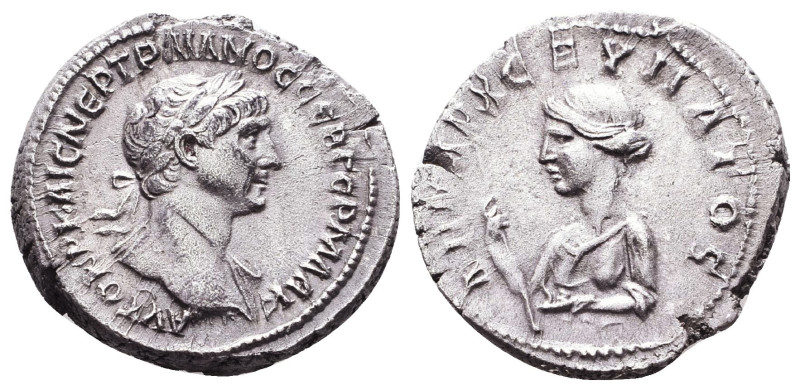 CAPPADOCIA, Caesaraea-Eusebia. Trajan. AD 98-117. AR Didrachm
Reference:
Condi...