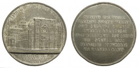 Pavia - Medaglia a ricordo dell'8° centenario dalla costruzione della Certosa di Pavia 1896, opus D.Canzani, St, 75mm, 151g, RR, BB+