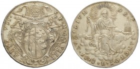 Bologna, Pio VII, Scudo 1818, Ag mm 41 g 26,39, colpetto altrimenti SPL