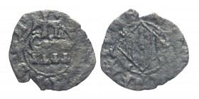 Catania, Federico IV d'Aragona (1355-1377), Denaro, Rara MIR 1 Ae mm 16 g 0,56 MB