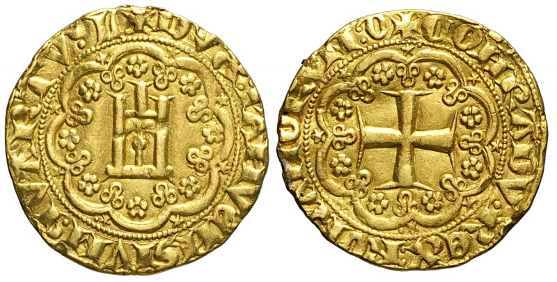 Genova, Simon Boccanegra (Doge IV 1356-1363), Genovino, Non comune Au mm 20 g 3,...