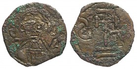 Napoli, Stefano III (821-832) [MIR Stefano II 755-800], Follaro, RR Ae mm 18,5 g 1,45 MB+