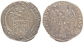 Roma, Sisto IV (1471-1484), Grosso, Ag mm 26,2 g 2,93, metallo poroso altrimenti BB