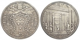 Roma, Clemente X, Piastra 1675, Ag mm 44 g 31,49, lievi tracce di appiccagnolo divelto altrimenti BB-SPL
