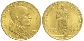 Roma, Pio XII, 100 Lire 1940, Rara Au mm 20,7 g 5,19, SPL-FDC