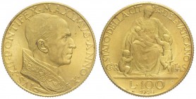 Roma, Pio XII, 100 Lire 1948, Rara Au mm 20,7 g 5,19, q.FDC
