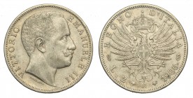 Regno d'Italia, Vittorio Emanuele III, 2 Lire 1906, Ag mm 27 g 9,99, BB-SPL