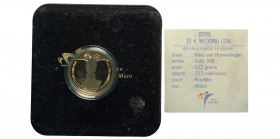Netherlands, Beatrix, 10 Euro 2002, Au mm 22,5 g 6,72 Proof