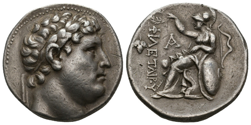 KINGS OF PERGAMON. Eumenes I (263-241 BC). Tetradrachm.
Obv: Laureate head of Ph...