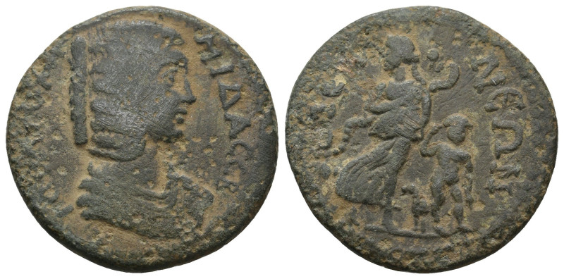 PISIDIA. Etenna. Julia Soaemias. Augusta (218-222). Ae.
Obv: Draped bust right.
...