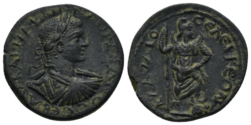 PISIDIA. Seleucia. Severus Alexander (222-235). Ae.
Obv: AVT K M AVP CЄV AΛЄΞANΔ...