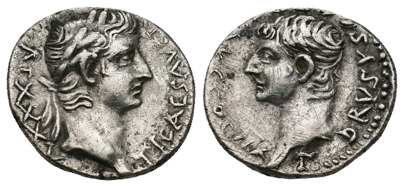 CAPPADOCIA.Caesarea. Tiberius, circa 33/4 AD. AR, Drachm.
Obv: TI CAES AVG P M T...