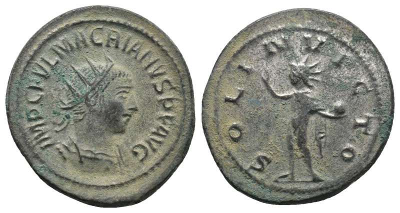 MACRIANUS (Usurper, 260-261). Antoninianus. Samosata.
Obv: IMP C FVL MACRIANVS P...