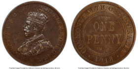 George V Penny 1918-l MS62 Brown PCGS, Calcutta mint, KM23. HID09801242017 © 2023 Heritage Auctions | All Rights Reserved