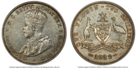 George V Florin 1932-(m) AU55 PCGS, Melbourne mint, KM27. HID09801242017 © 2023 Heritage Auctions | All Rights Reserved