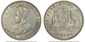 George V Florin 1932-(m) AU Details (Cleaned) PCGS, Melbourne mint, KM27. HID09801242017 © 2023 Heritage Auctions | All Rights Reserved