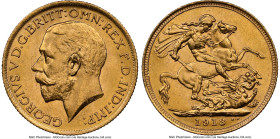 George V gold Sovereign 1913-S MS63 NGC, Sydney mint, KM29, S-4003. HID09801242017 © 2023 Heritage Auctions | All Rights Reserved