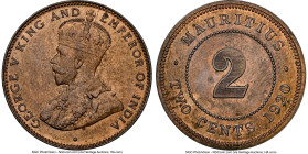 British Colony. George V 2 Cents 1920 MS64 Red and Brown NGC, KM13. HID09801242017 © 2023 Heritage Auctions | All Rights Reserved