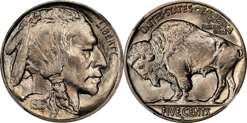 1913-D Buffalo Nickel. Type II. MS-67+ (NGC). CAC.

An exceptional Superb Gem ...