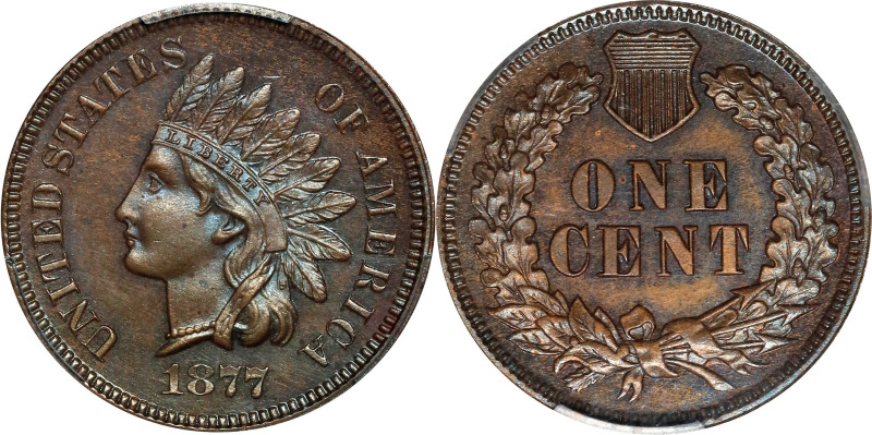 1877 Indian Cent. Proof-63 BN (PCGS).

An issue that is always in demand among...