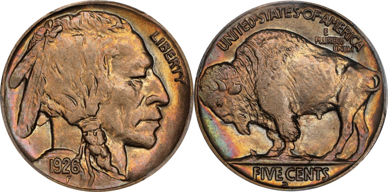 1926-D Buffalo Nickel. MS-65 (PCGS).

This exquisite Gem combines two attribut...