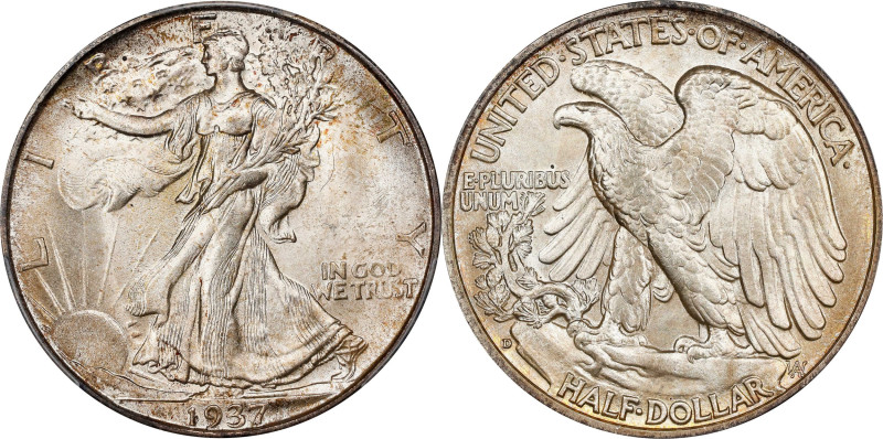 1937-D Walking Liberty Half Dollar. MS-67 (PCGS). CAC.

A gorgeous Denver Mint...