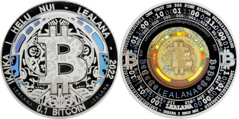 2022 Lealana "Bitcoin Dime" 0.1 Bitcoin. Loaded. Firstbits 1FVn52HG. Serial No. ...